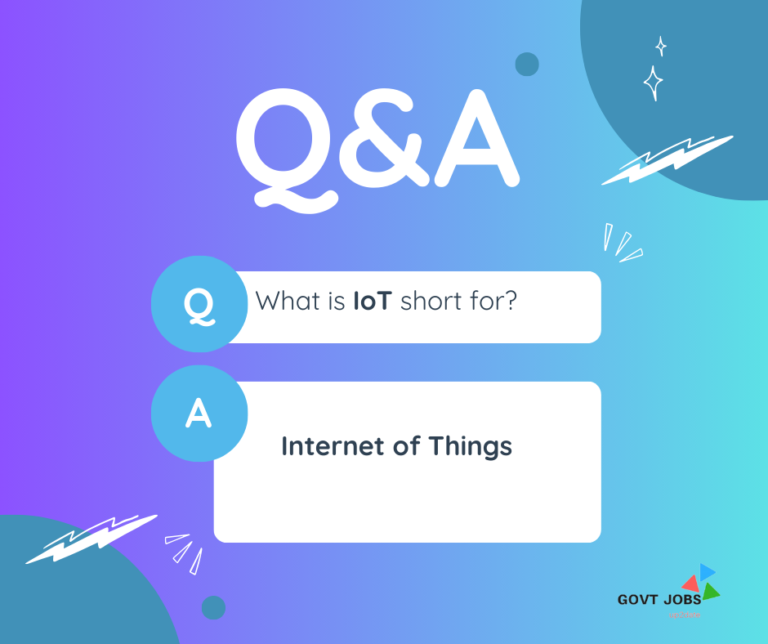 What is IoT short for?