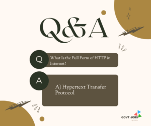 What Is the Full Form of HTTP in Internet